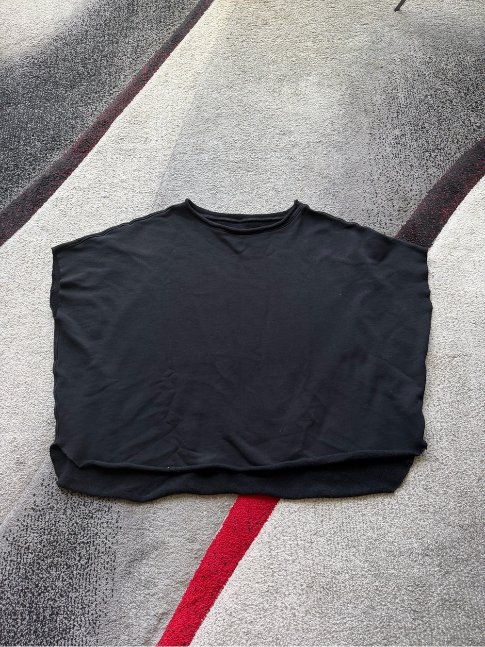 Frank & Eileen Tee Lab Black Sleeveless Original Capelet Top
